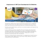 Importance of .NET Core Development for Websites.pdf