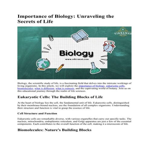 Importance of Biology.docx