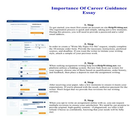 Importance Of Career Guidance Essay