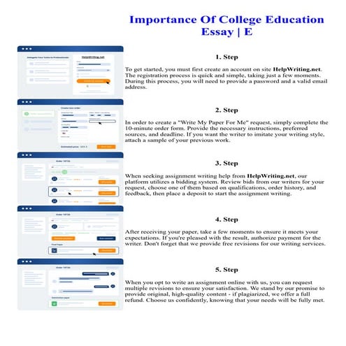 Importance Of College Education Essay E | PDF