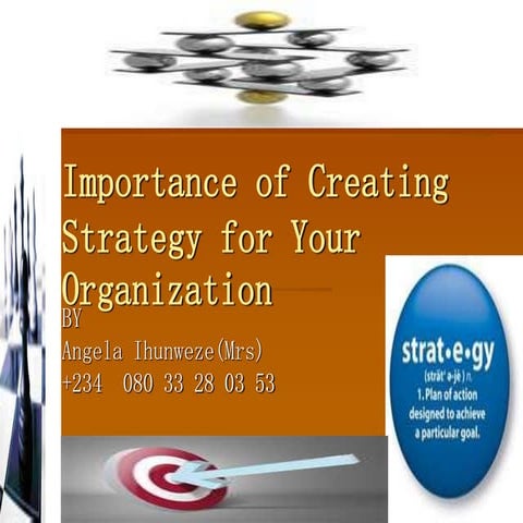 Importance of creating strategy for your organization