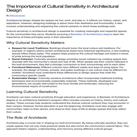 Importance of Cultural Sensitivity in Architectural Design.pdf