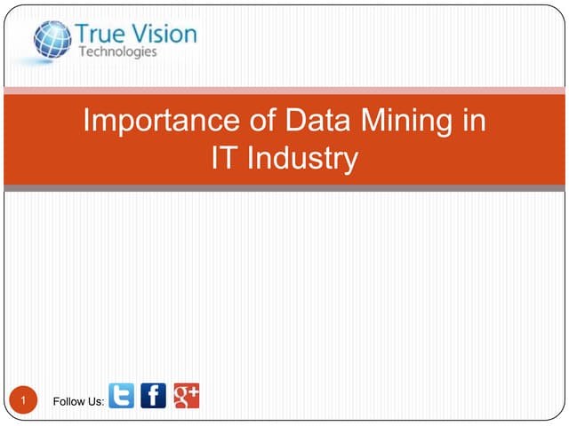 Importance of Data Mining