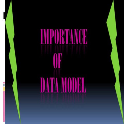 Importance of data model | PPT