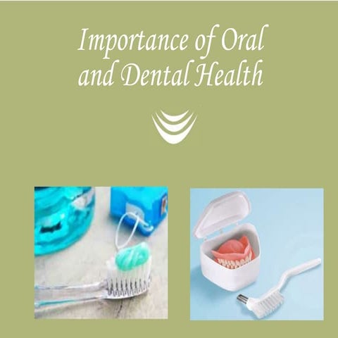 Dental hygiene and oral care | PPTX