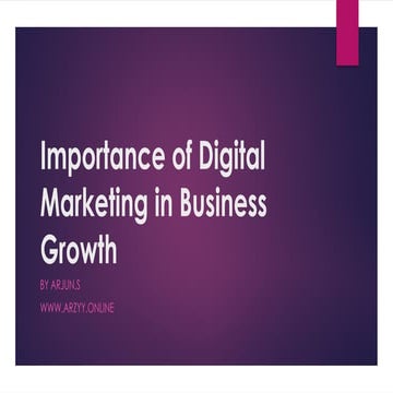 Importance of Digital Marketing in Business Growth | Key Strategies & Benefits