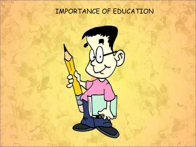 Importance of education | PPT