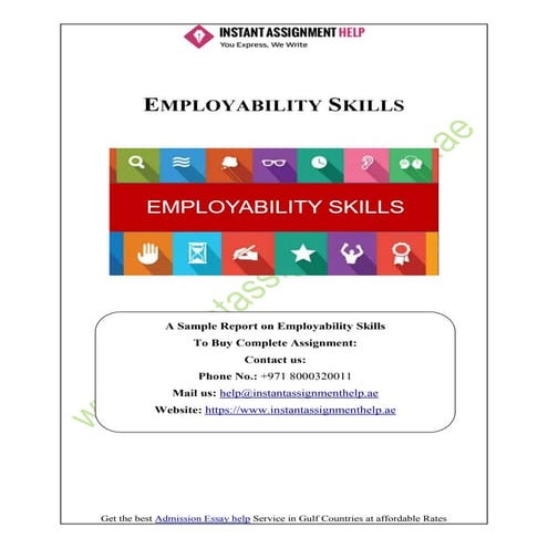 Importance of employability skills in an organization