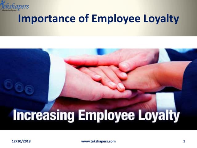 Importance of employee loyalty