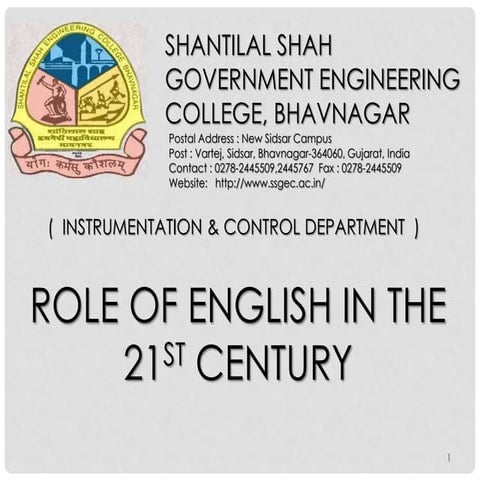 Importance of english