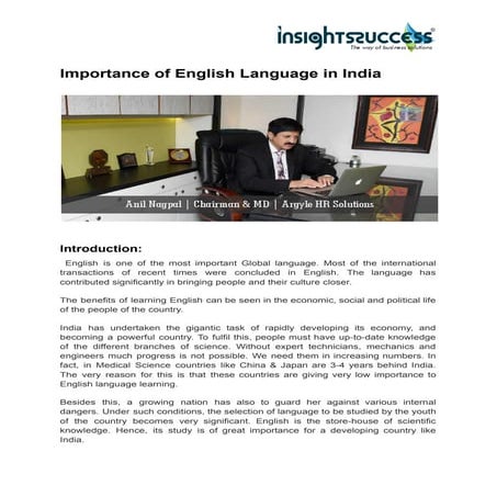 Importance of English Language in India.pdf