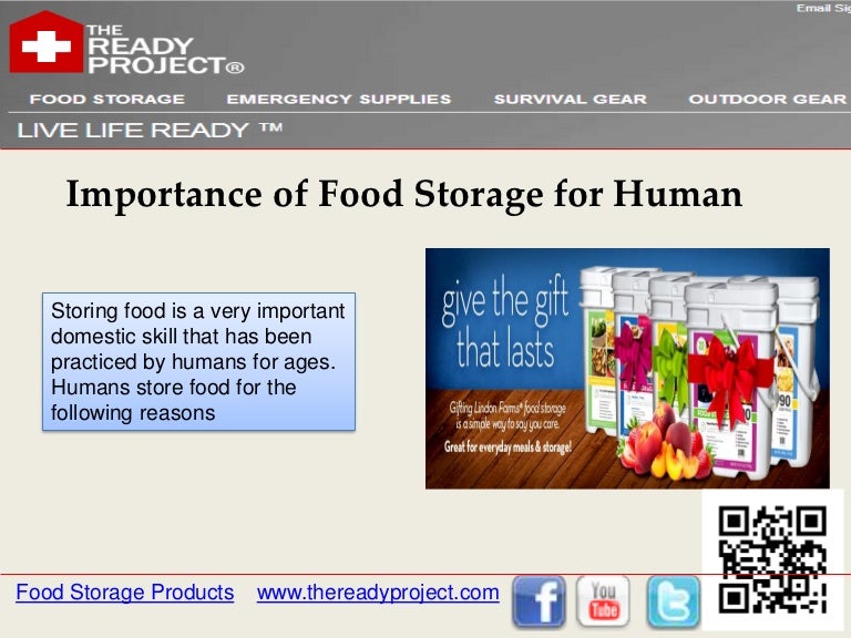 Importance of Food Storage for Humans