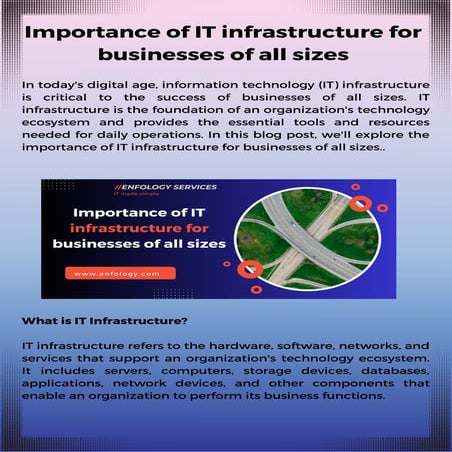 Importance of IT infrastructure for businesses of all sizes.pdf