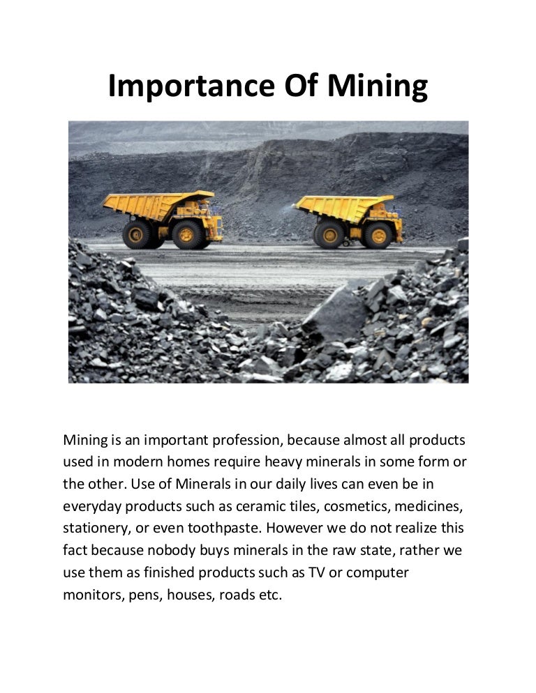Why Mining Is Important – Urban mining: what is it and why is it ...