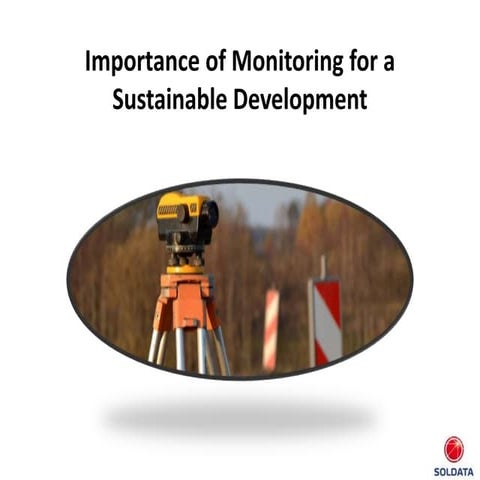 Importance of monitoring for a sustainable development | PPSX