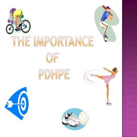 Importance of pdhpe