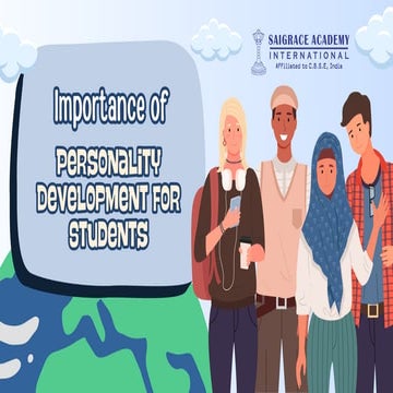 Importance of Personality Development for Students - Saigrace Academy ...