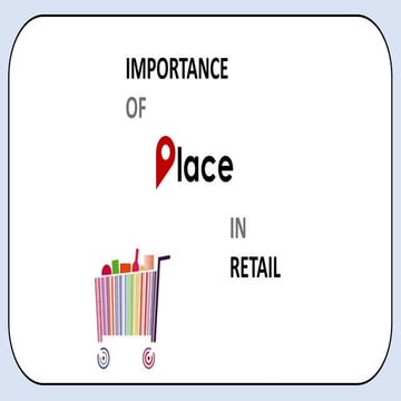 Importance of place in retail