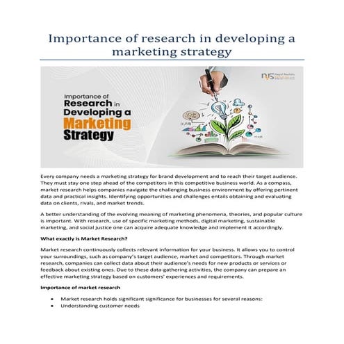 Importance of research in developing a marketing strategy.pdf