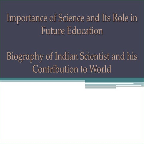 Importance of Science Education in India.pptx