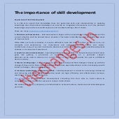 Importance of skill development | PDF