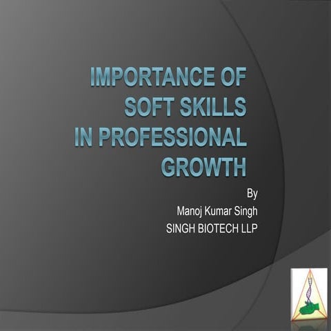 Importance of soft skills for professional growth