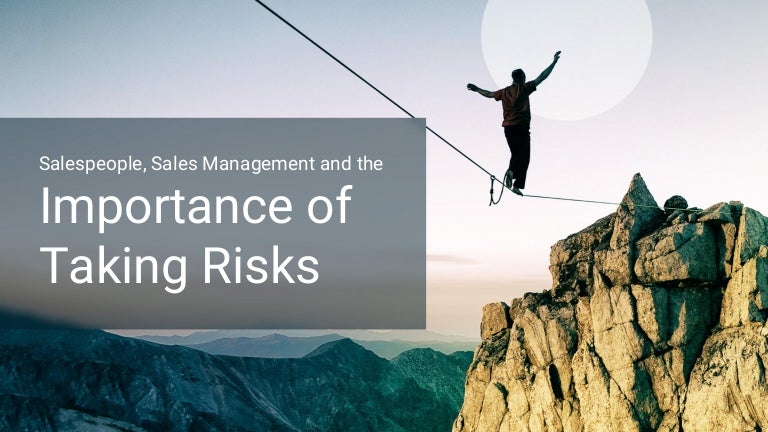 The Importance Of Taking Risks – NQETJ