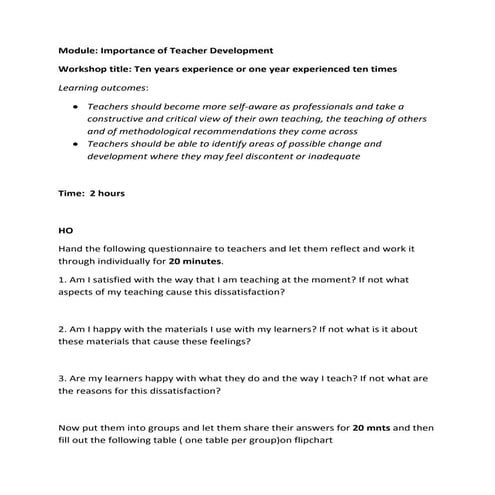 Importance of teacher_development