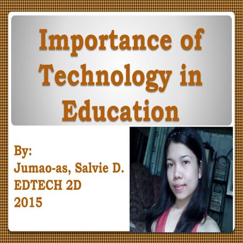 Importance of Technology in Education