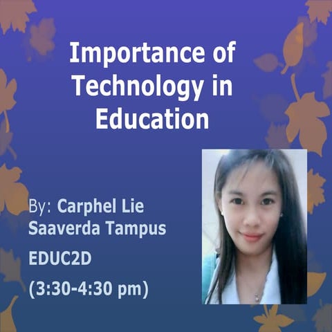 Importance of Technology in Education