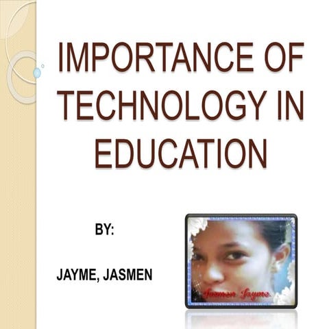 Importance of technology in education