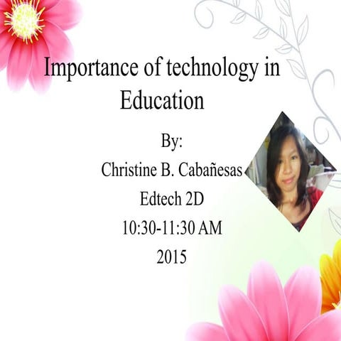 Importance of technology in education edtech 