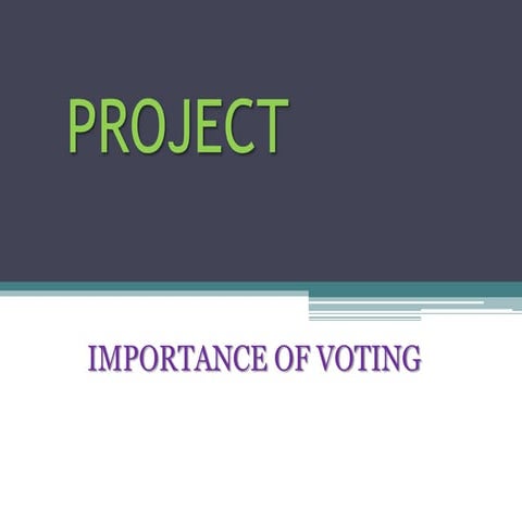 Importance of voting in India