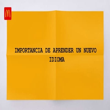Importancia de aprender idiomas