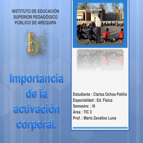 Importancia de la activación corporal