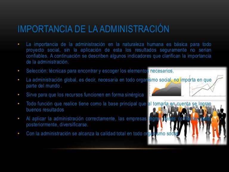 Importancia de la administración y utilidad en la vida diaria