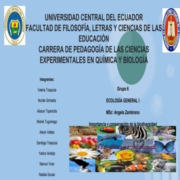 Importancia de la Conservación de la Biodiversidad