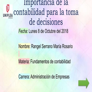 Contabilidad financiera y la toma de decisiones | PPTX