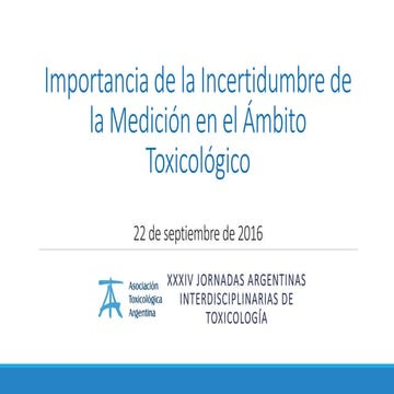 Importancia de la incertidumbre de la medición en el ámbito ...