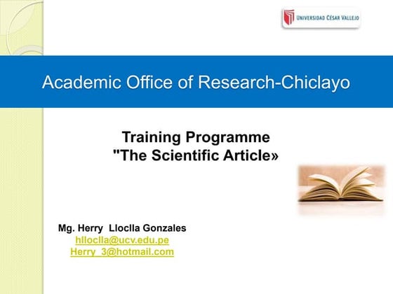 Advance Research Academic Conference 2016 | PPTX