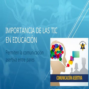 Importancia de las tic en educación