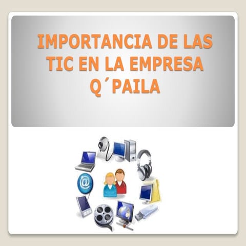 Las tic en la empresa | PPTX
