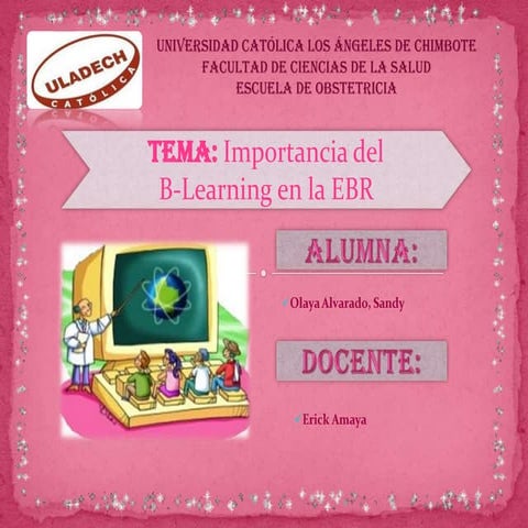 Importancia del b learning en la ebr | PPTX