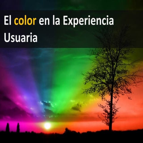 Importancia del color en la experiencia de uso