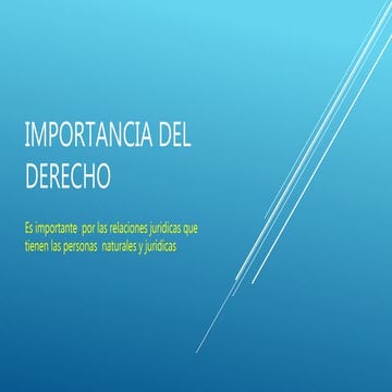 Importancia del derecho - Forma de Gobierno en el Perù - La justicia - Diapos...