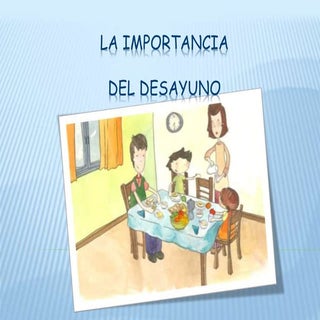 Importancia del desayuno