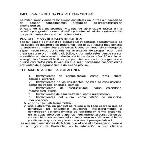 Plataforma Virtual Upnfm | PPT