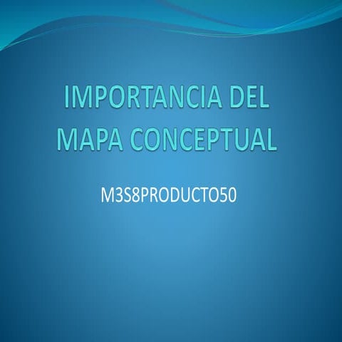 Importancia mapa conceptual | PPTX