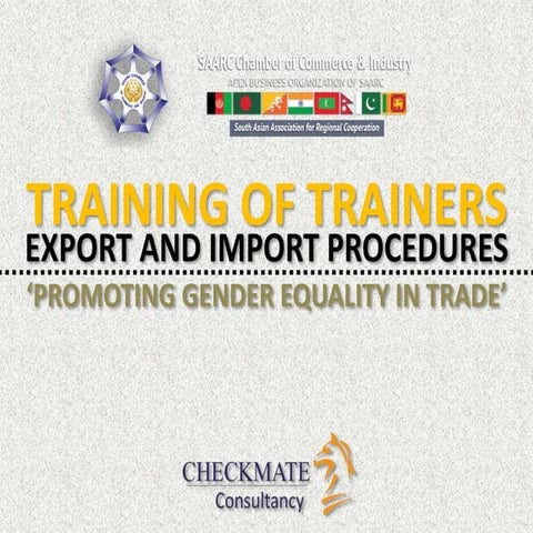 Import and export procedures
