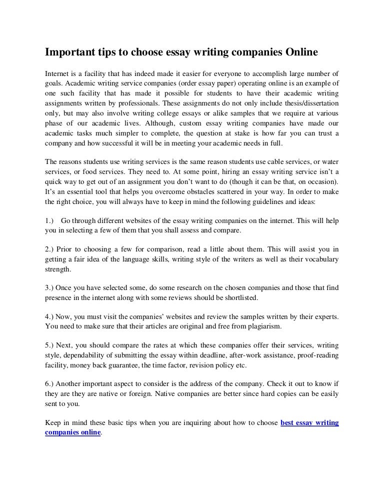 Essay writing companies uk Essay writing companies uk